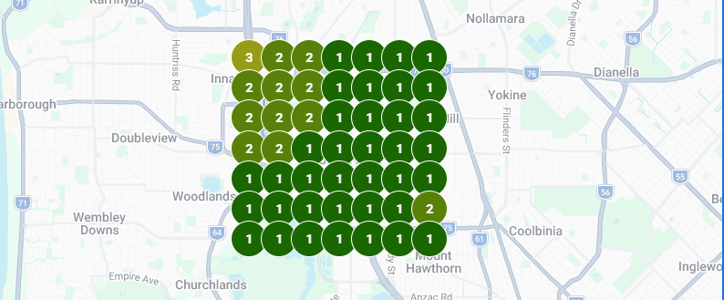 Perth Re-Roofing — Google Maps #1 grid dominance